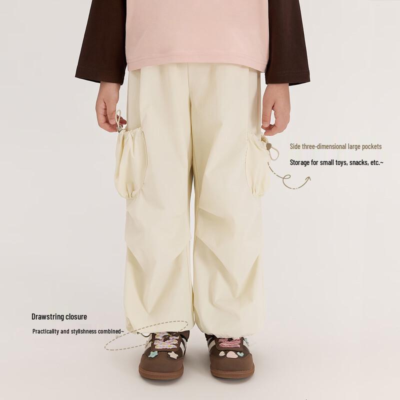 LUSON Girls' Casual Cargo Pants