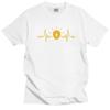 Electrician Heartbeat Light Bulb T Shirts Short Sleeved Electric Engineer Power T-shirt Printed Tee Cotton Slim Fit Tshirt Merch