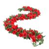 Künstliche Kirschblütenranke - Seidenblume mit 45 Rosenknospen zur Decken- oder Wandhängedekoration