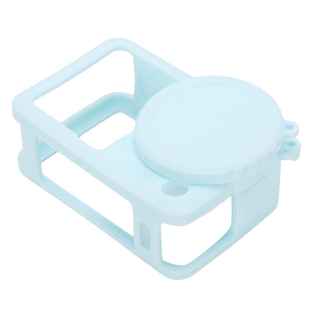 Silicone Protective Case Fit For ACTION 6 Sports Camera Drop Protective Sleeve Soft Skin Case Cover Lens with Lanyard