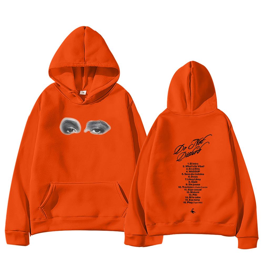 

Young Miko Do Not Disturb Tour Pullovers Men Women Long Sleeve Sweatshirts Fashion Harajuku Aesthetic Hoodies Casual Streetwear XXXL оранжевый