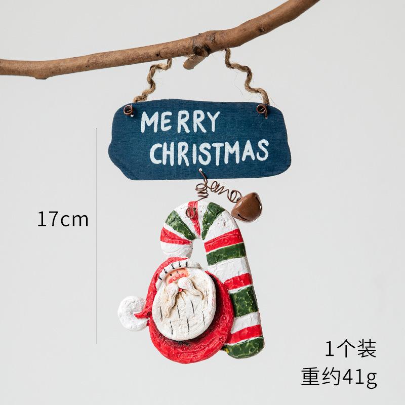Christmas Resin Tree Decorations Santa Snowman Angel Pendant Ornament DIY Kids Toys Noel Navidad Kerst 2025