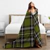 Warm Blanket Child Travel Yellow Tartan Bedding Throws Flannel Bedspread For Home Decor Novelty Sofa Bed Cover