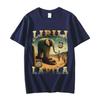 Lirili Larila Lustiges Italienisches Brainrot Meme T-Shirt High Street Mode Trend Kurzarm T-Shirt Unisex Freizeit T-Shirts
