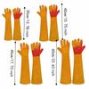 35/45/60cm Outdoor Welding Gloves Flexible Long Sleeves Barbecue Gloves  Farms