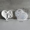 Silicone Molds Cat Palm Heart Tray Clay Silicone Molds DIY Candle Storage Dish Gypsum Plaster Cement Concrete Mould Mold