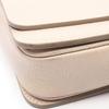 Used BURBERRY D ring Shoulder Bag leather Beige Used Women