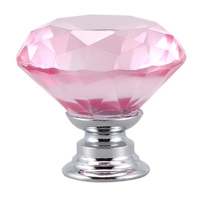 Furniture Hardware Color Pink Material Crystal Glass Prices