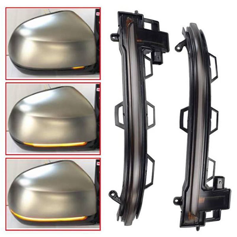 1Pair Car Rearview Side Mirror LED Dynamic Turn Signal Light For BMW X3 X4 X5 X6 X7 G01 G02 G05 G07 2018- Indicator Parts