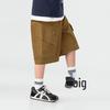 Boy's Summer Casual Wide-Leg Cargo Shorts