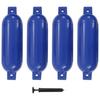 Boat Fender 4 pcs Blue 51 x 14 cm PVC