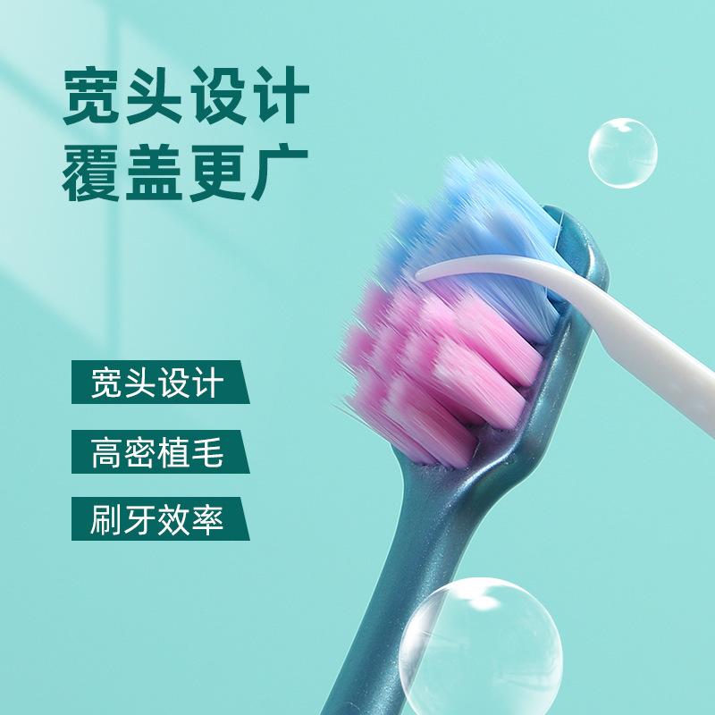 Tongue scraper with ten thousand bristles toothbrush,efficient cleaning,suitable travel and home use,suitable both men women