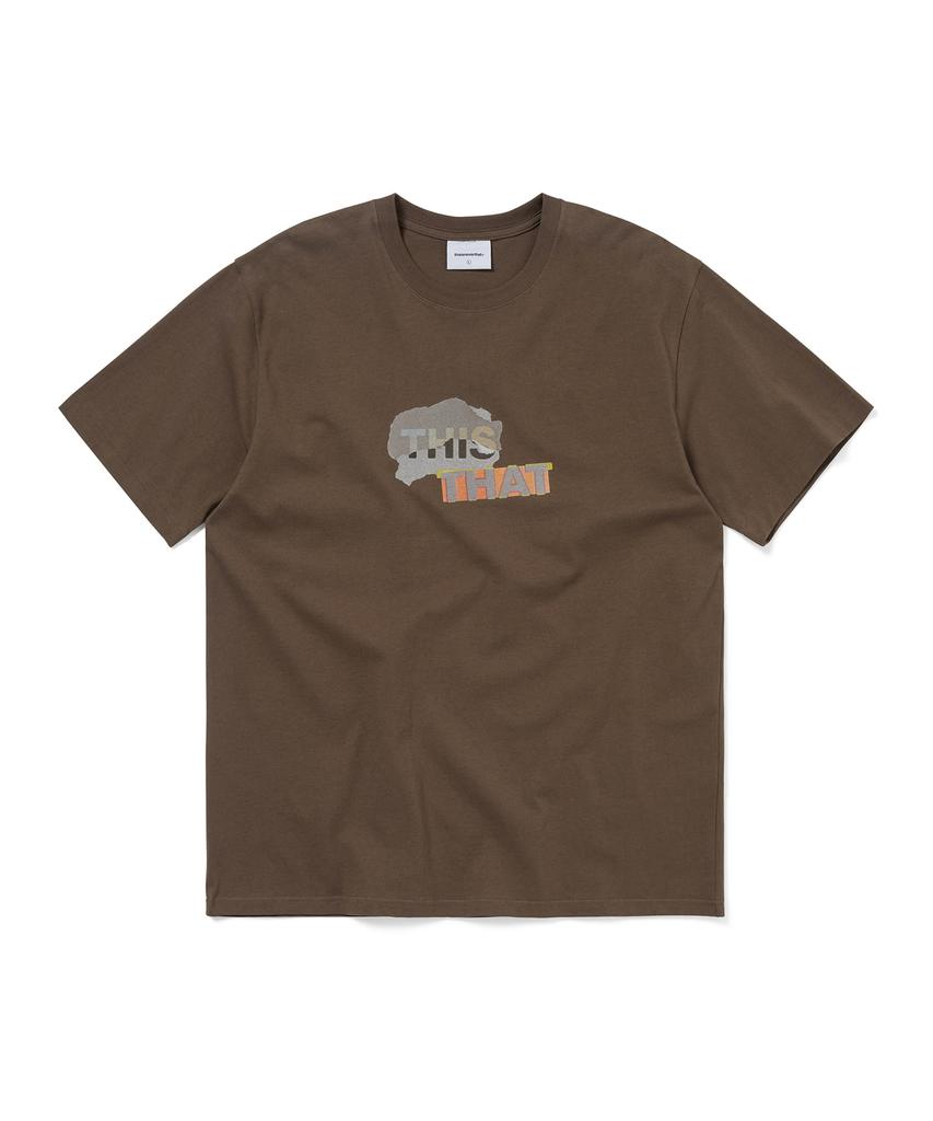 THISISNEVERTHAT This That Collage Tee Brown