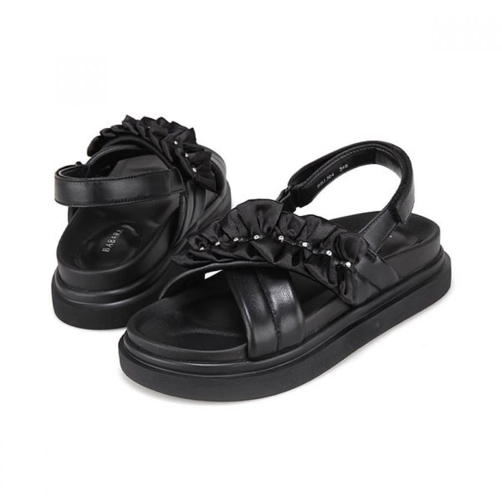 BARBARA Women S Soft Leather caSual Mold SandalS 4.5cm Bbj304