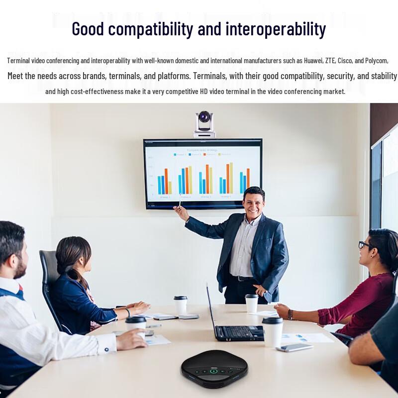 HDCON HTX60 1080P HD Video Conferencing System (CN Version)