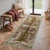 Boho Tiger Print Runner Rug Stain Resistant Non-Slip Machine Washable Kitchen Hallway Carpet Home Decor