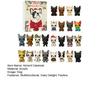 Christmas Dog Advent Calendar 24 Days Acrylic Ornament for Tree Decor Festive Countdown Surprise