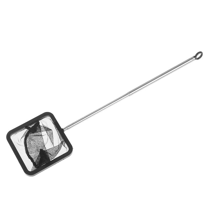A Rectangular Fish Tank Frame Telescopic Handle Fishing Landing Net ...