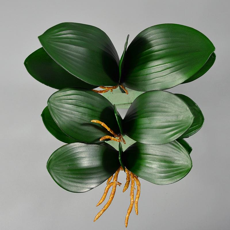 Artificial Phalaenopsis Leaf Decoration for Home, Photography, and Weddings