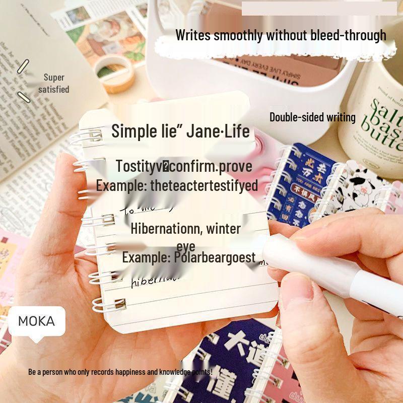 Newcomer Exclusive: 3 Cute Cartoon A7 Coil Notebooks with Free Shipping