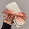 Nové Vintage sluneční brýle s kulatým rámem Gradient Barevné Trendy Módní Ženy Dámské brýle Luxusní značkové Designové odstíny pro dámy