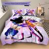 Colorful Fashion Friends Bedding Set - 3 Piece Comforter Cover Gift for Bedroom,Includes No InsertB125