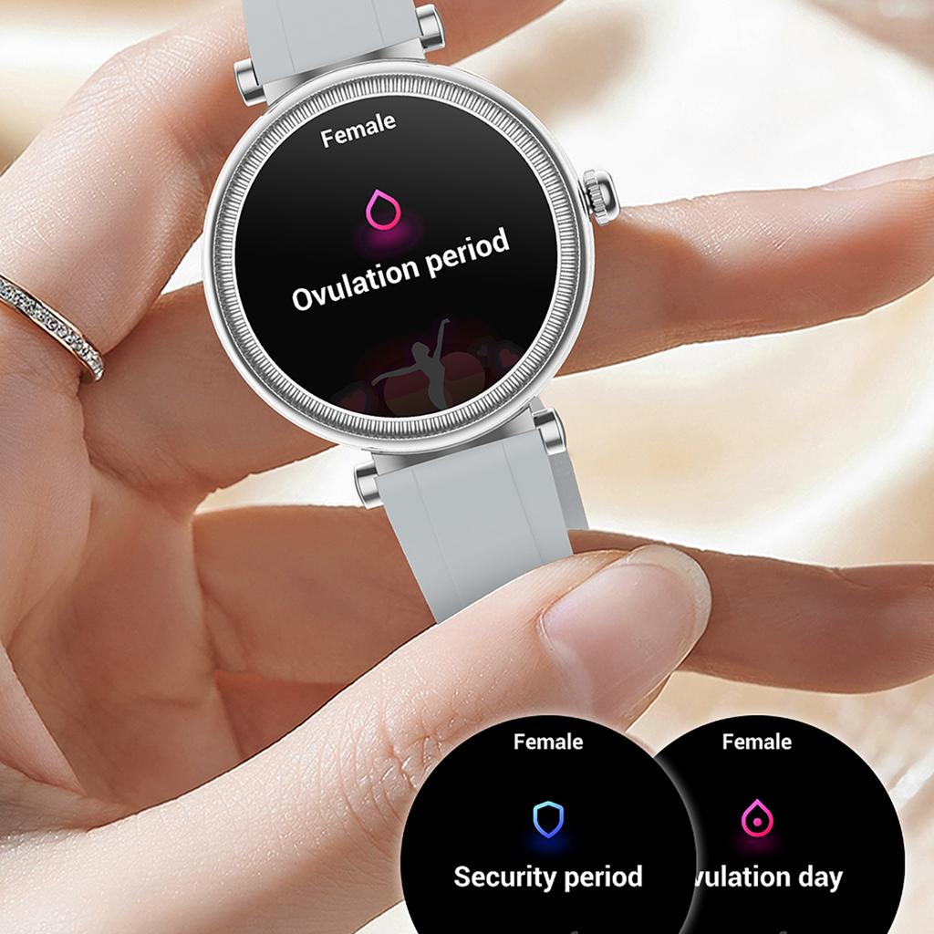 CF37 Women Smart Watch Menstrual Cycle Reminder Health Monitoring Bluetooth-compatible Call Smart Bracelet