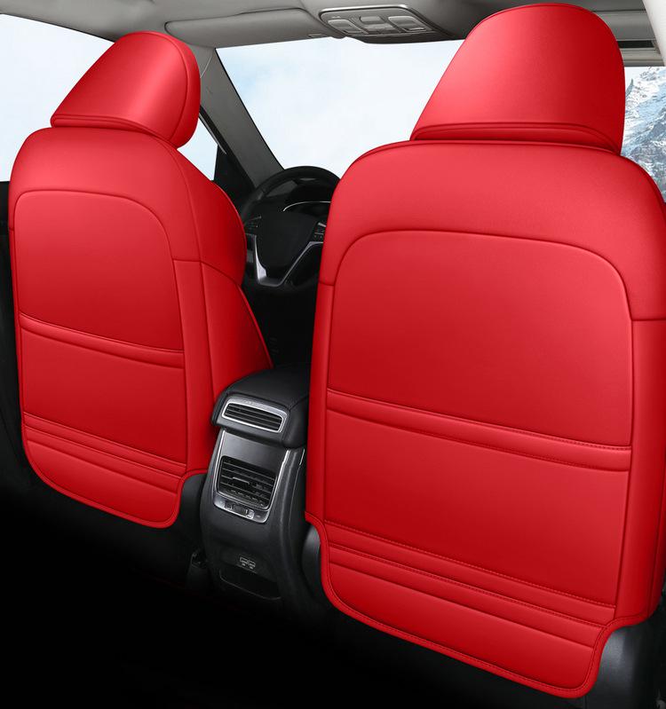 Full Surround Five-Seat Car Cover - Genuine Leather, All-Season Cushion for Any Model