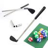 Kids Golf Set with Thickened 3MM Golf Game Mat Erasable Scoreboard Club Sticky Balls Outdoor Indoor 