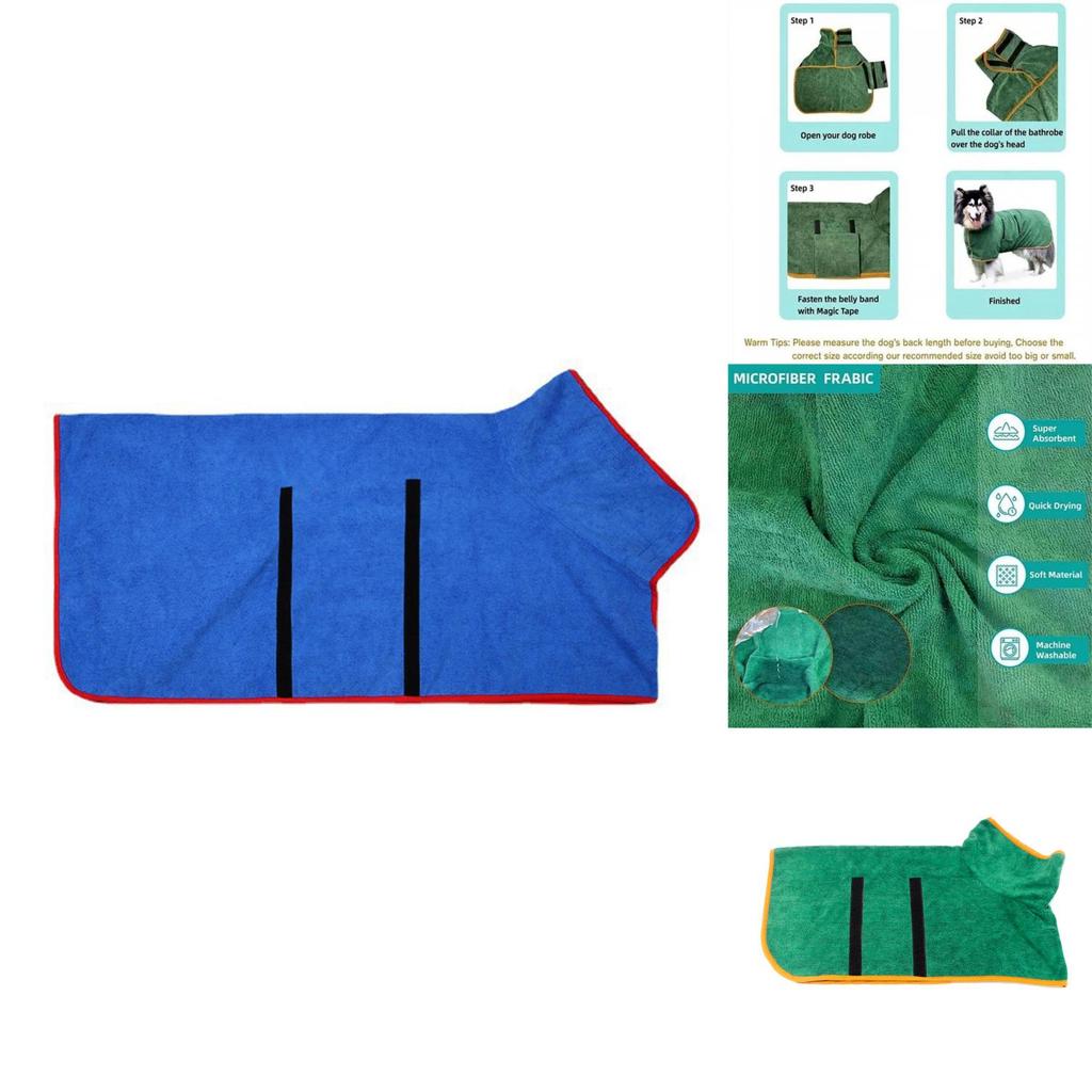 Nieuwe Hondenbadhanddoek Absorberend En Wikkelt Zich Om Uw Huisdier Groothandel Huisdierenbadjas