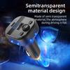 Bluetooth 5.0 Car FM Transmitter PD Type-C Dual Car Charger USB Ambient Player MP3 Charger Wireless Light Handsfree PD QC3.0