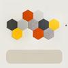 1/5pcs Thickened Felt Board Wall Decoration Irregular Shapes Aesthetics Stickers Household Photo Display Wallpaper Background