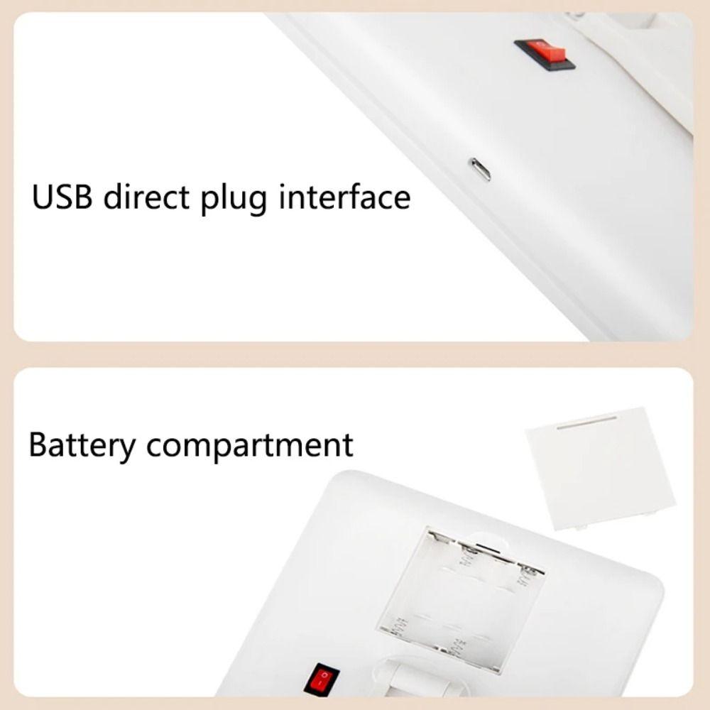 Dimmable Desktop Cosmetic Mirror Touch Table Makeup Mirror Intelligent Vanity Mirror  Bathroom