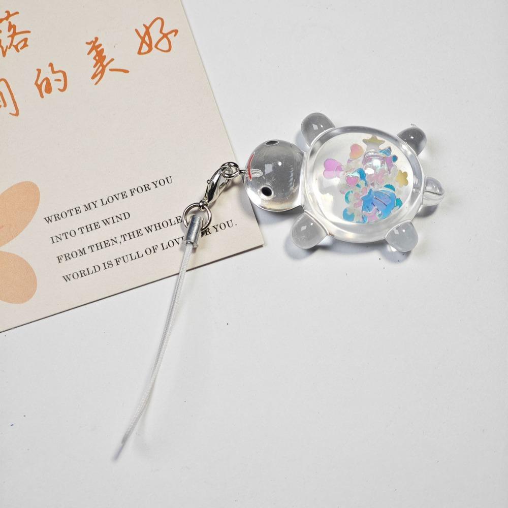 Hängende Schildkröte Handy Schlüsselanhänger Anhänger Leuchtende Kleine Schildkröte Handy-Schlüsselband Handyhülle Hängen