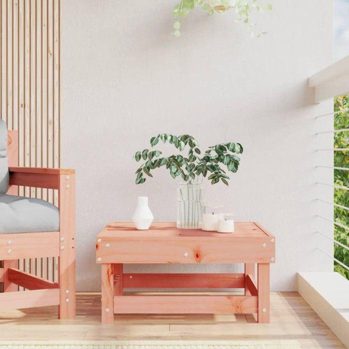 VidaXL Repose-pied de Jardin, Siège avec Cadre en Bois, Table Basse, Tabouret de Terrasse Patio Balcon Extérieur, Bois 825385