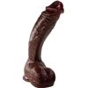 Extra Large Realistic Dildo – 5 Sizes Up To 33cm, Soft Liquid Silicone Penis Toy with Strong Suction Cup, Female & Couple Sex Toy