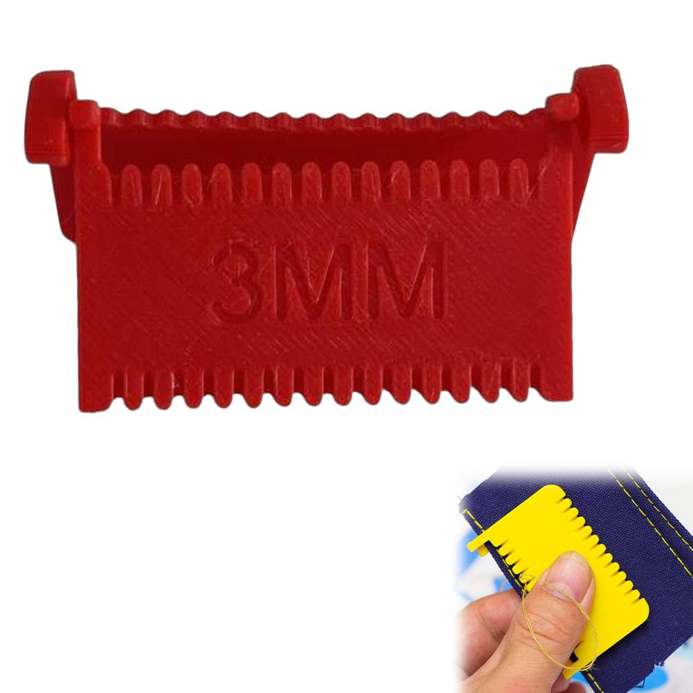 

Clip-On Sewing Ruler 2/3/4mm Sewing Stitch Spacing Guide Anti-Slip Clip Sewing Ruler, Precise Stitch Tool For Hand Sewing DIY Cr