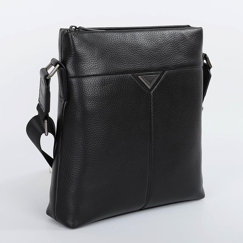 Fashionable Trendy Men s Leather Bags Business Commuting Casual Summer New Single Shoulder Crossbody