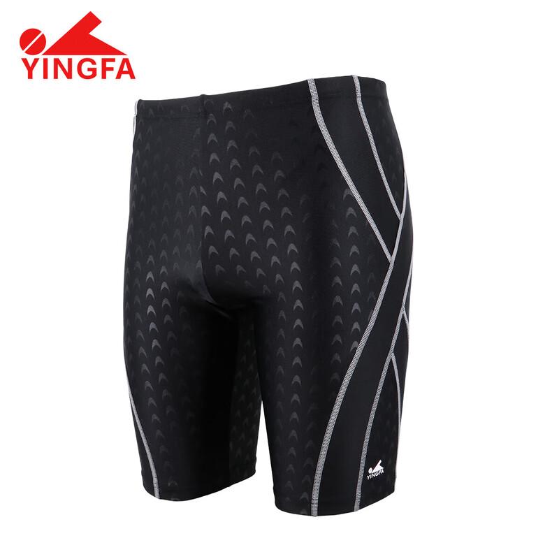 YINGFA Men's Professional Quick-Dry Training Swim Trunks