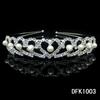 Jewelry Women Girls Flower Crystal Wave Headband Pearl Crown Hair Band