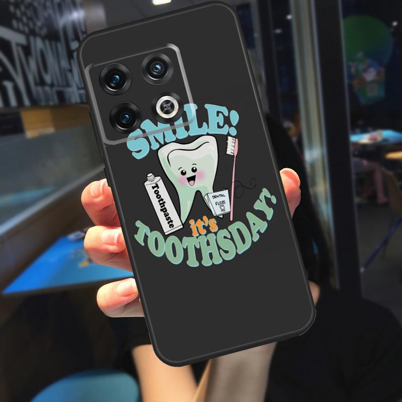 Dentist Dental Tooth Funda For OnePlus 12 12R 13 R 11 9 10 Pro 8T 9RT 10T OnePlus Nord N20 N30 CE 4 2 3 Lite Case