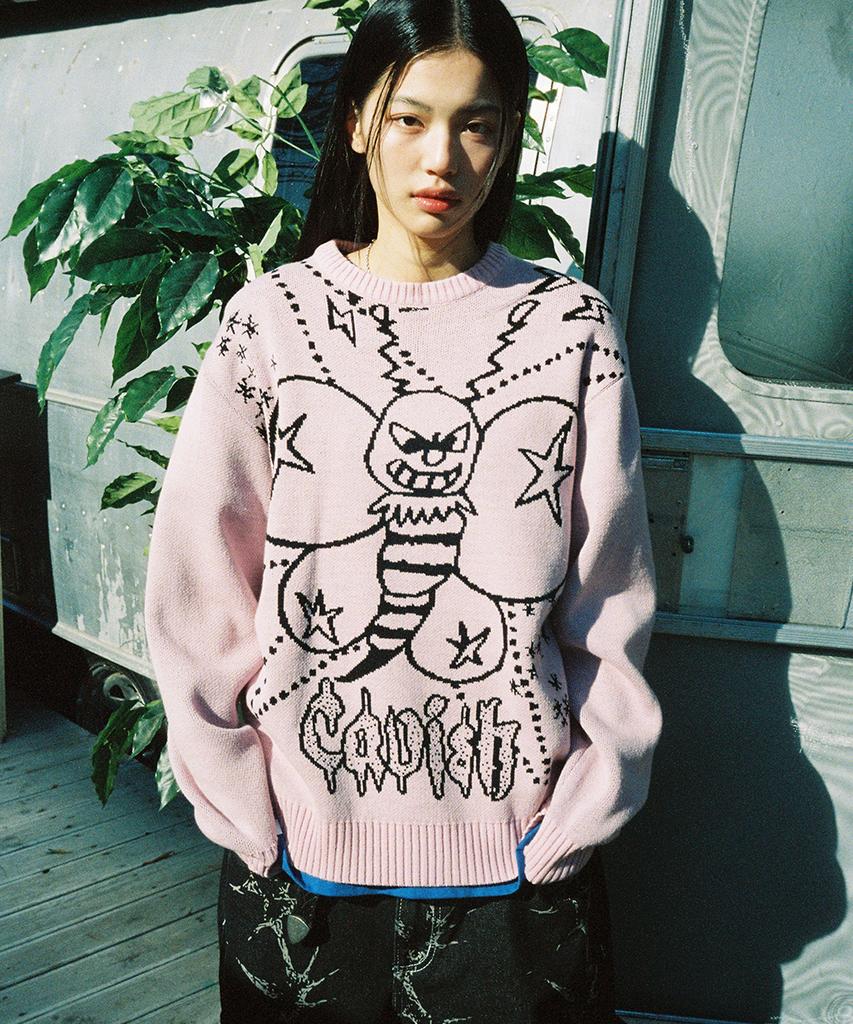 CAVISH Honey Bee Knit Sweater Pink(Cv2Fsuk600A)
