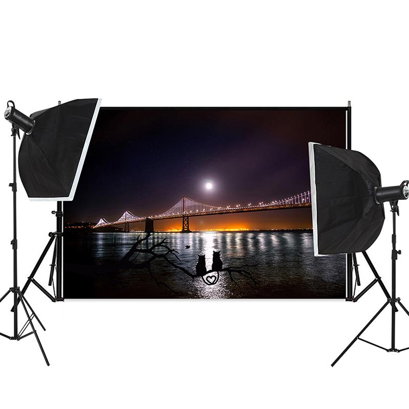 

Фон-баннер на тему городского пейзажа для вечеринки на день рождения, свадьбы, мероприятий, гобелен для стены, Хэллоуина, Рождества 150x100cm