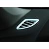 For BMW X1 F48 2016-2022 ABS Silver Dashboard Upper Air Outlet Vent Trim 2PCS