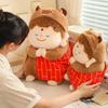 Entzückendes Capybara-Plüschtier im Cartoon-Stil mit buddhistischem Mönchsdesign für Kinder und Erwachsene