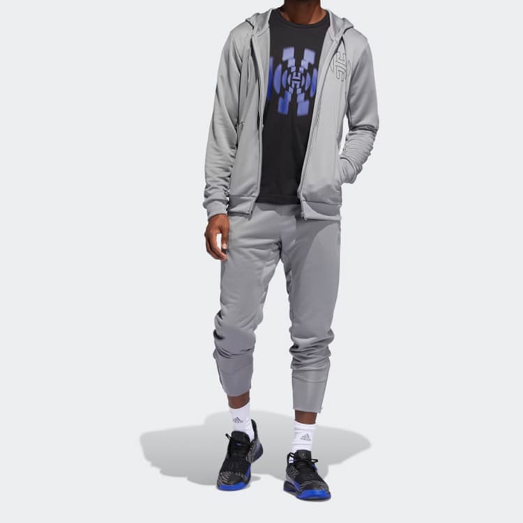 adidas Sports Pants Men's Gray Moderate DU6256