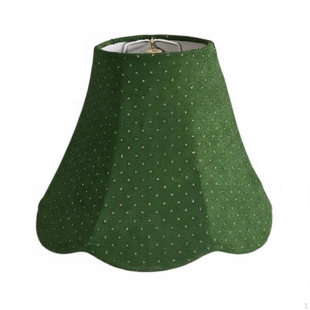 Detachable Lampshade American Style Fringe Easy Assembly Fabric Table Lamp Shade for