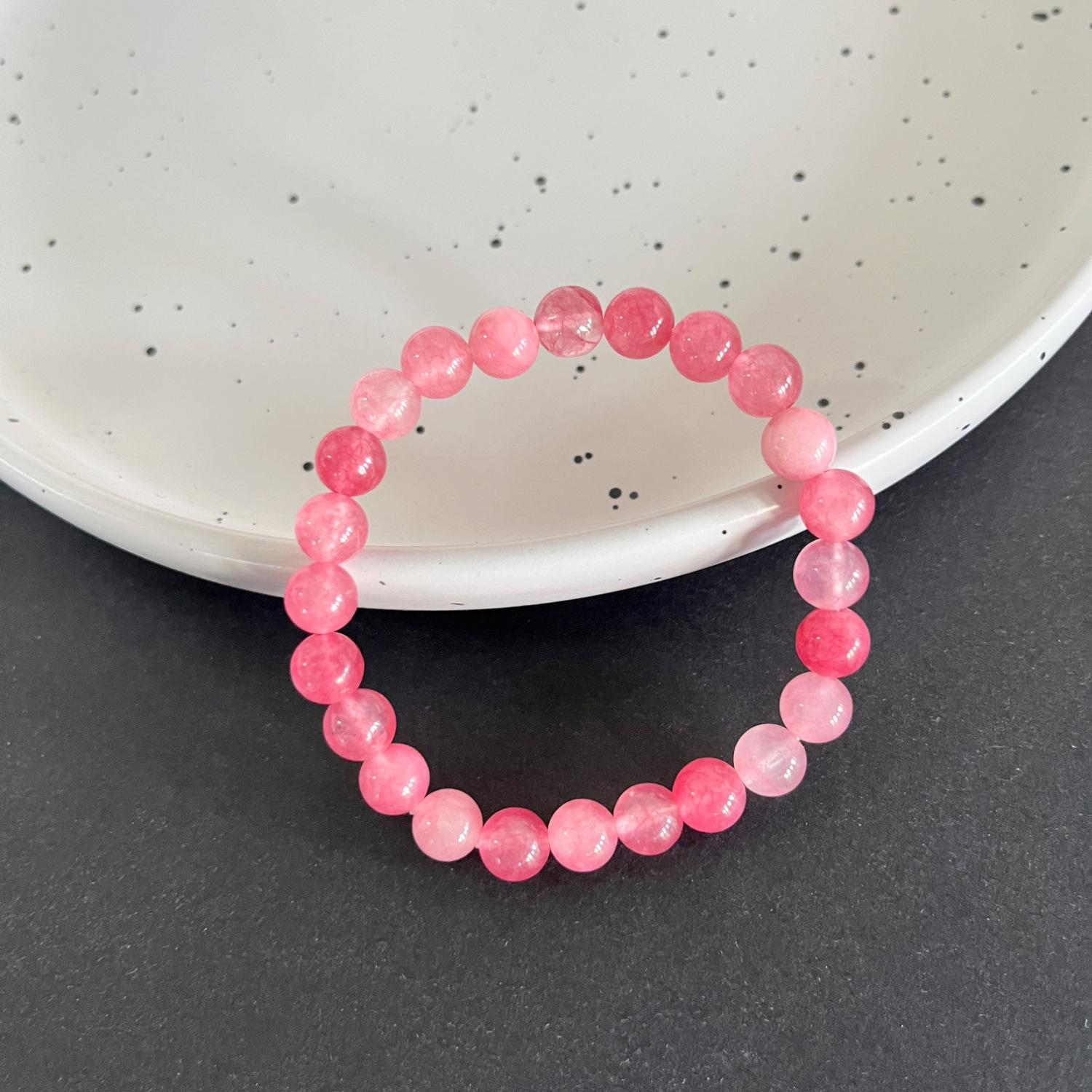 JYL TS Bracelet Dark Red  Niche Temperament Design Feng Shui Elegance & Charm T632 сердце золотой