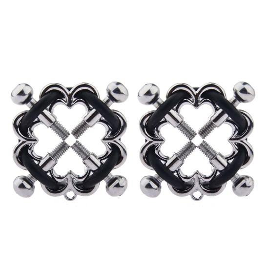 Women Alloy Adjustable Stimulator Chest Nipple Breast Clamp Clip Adult Sex Toy