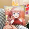1Pc H-Honami Mochizuki Pillow Case Fashion Square Pillowcase Bedroom Sofa Room Ins Decoration Leisure